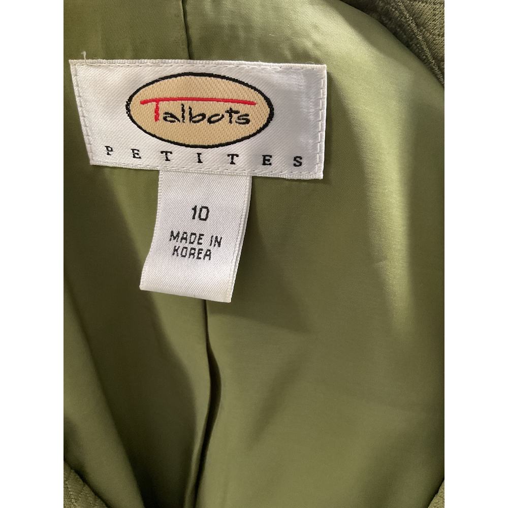 Talbots Green Polyester Jacket - image 3